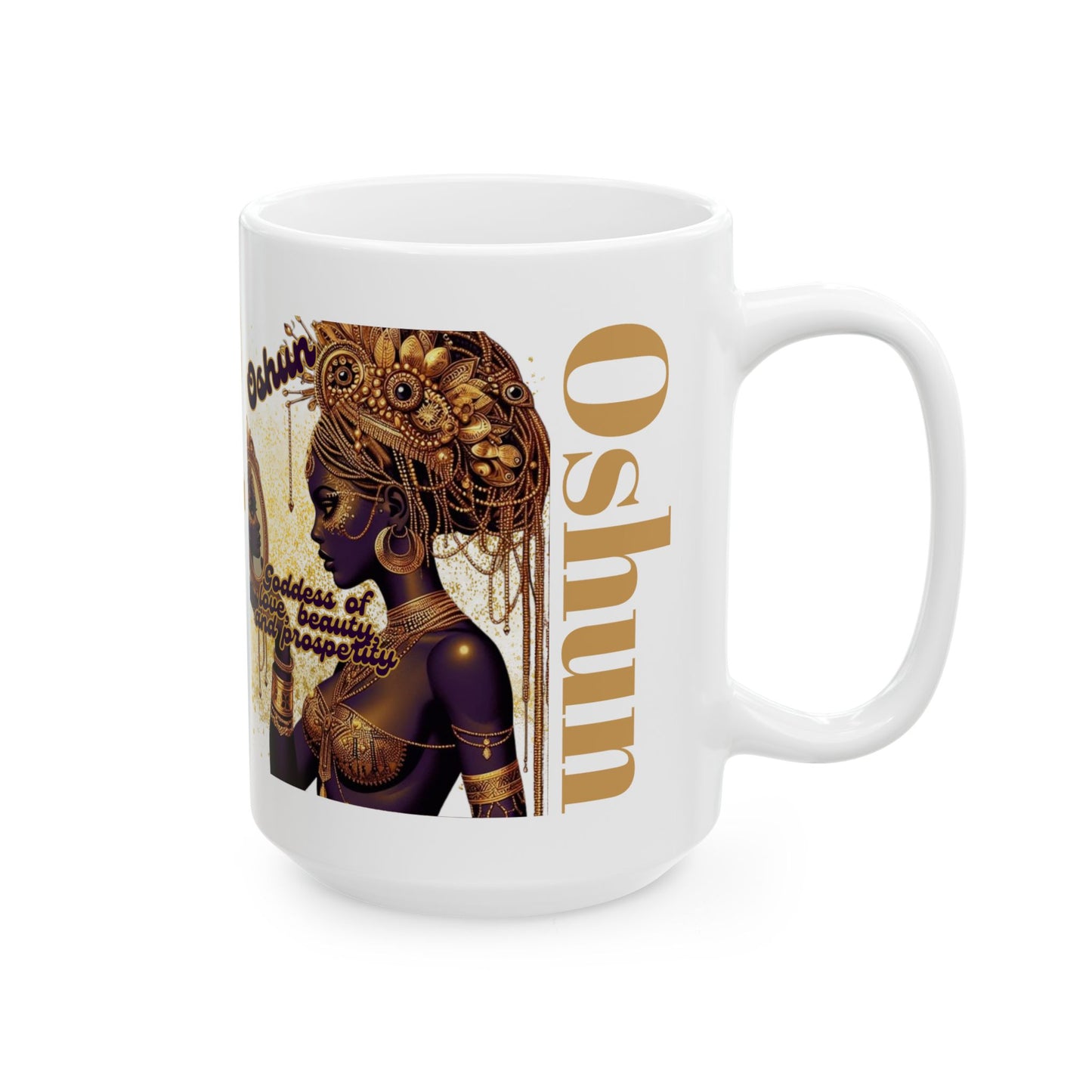 Elegua Design Ceramic Mug–Colorful Coffee Cup Gift | Yoruba-sabor LLC