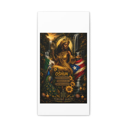 Oshun Goddess Canvas Print — Queen of the Rivers Wall Art