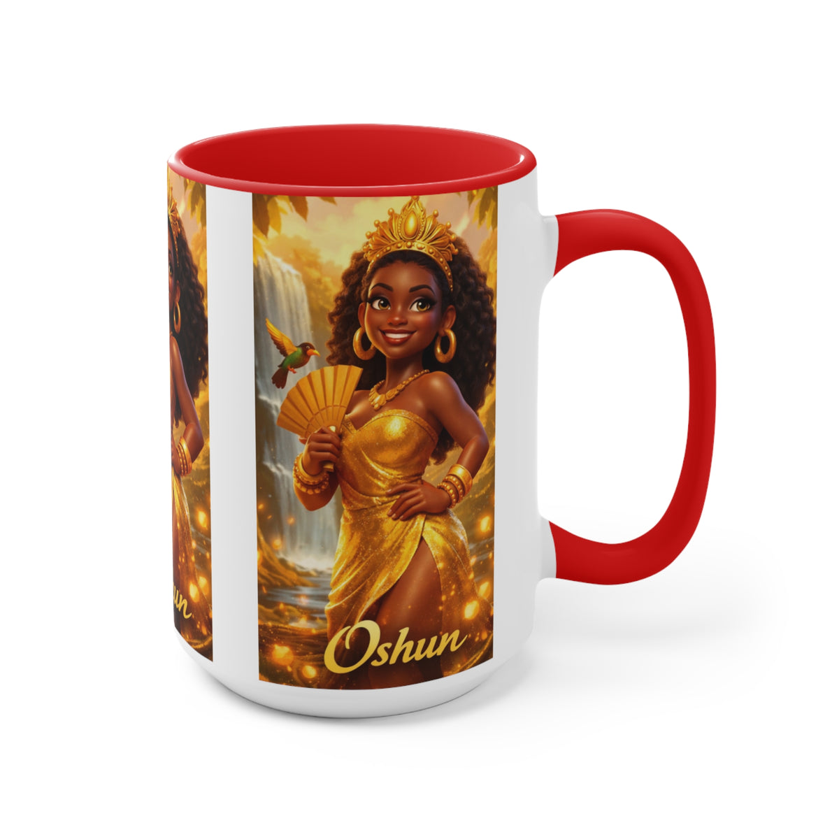 Classic Two-Tone Accent Mug – Personalized Ceramic Coffee Cup (11oz & 15oz)