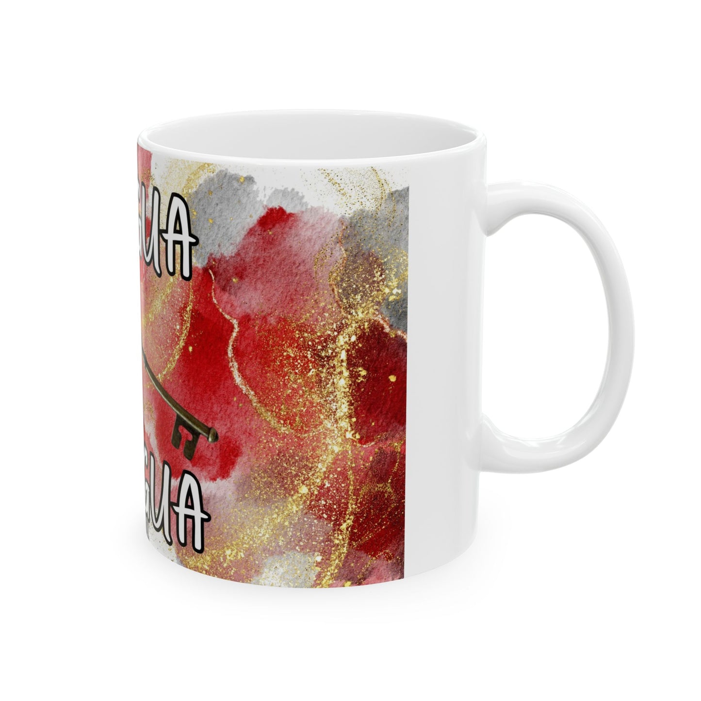 Elegua Ceramic Mug - 11oz & 15oz, Unique Design for Spirituality Enthusiasts