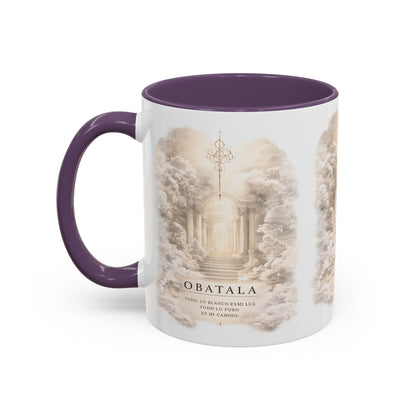 Yoruba Sabor Colorful Accent Coffee Mug – Ceramic Cultural Gift & African-Inspired Drinkware