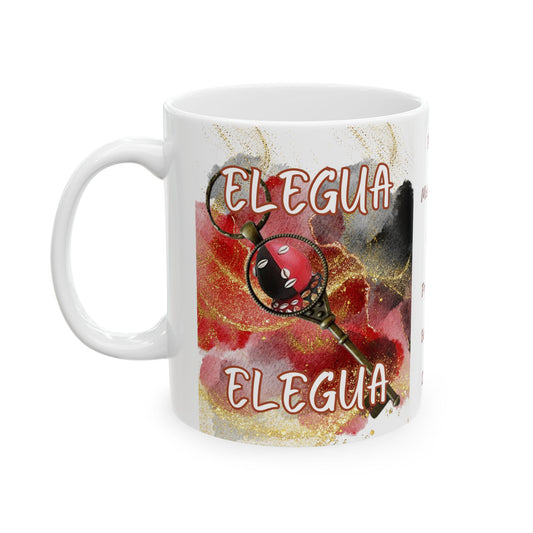 Elegua Ceramic Mug - 11oz & 15oz, Unique Desgn