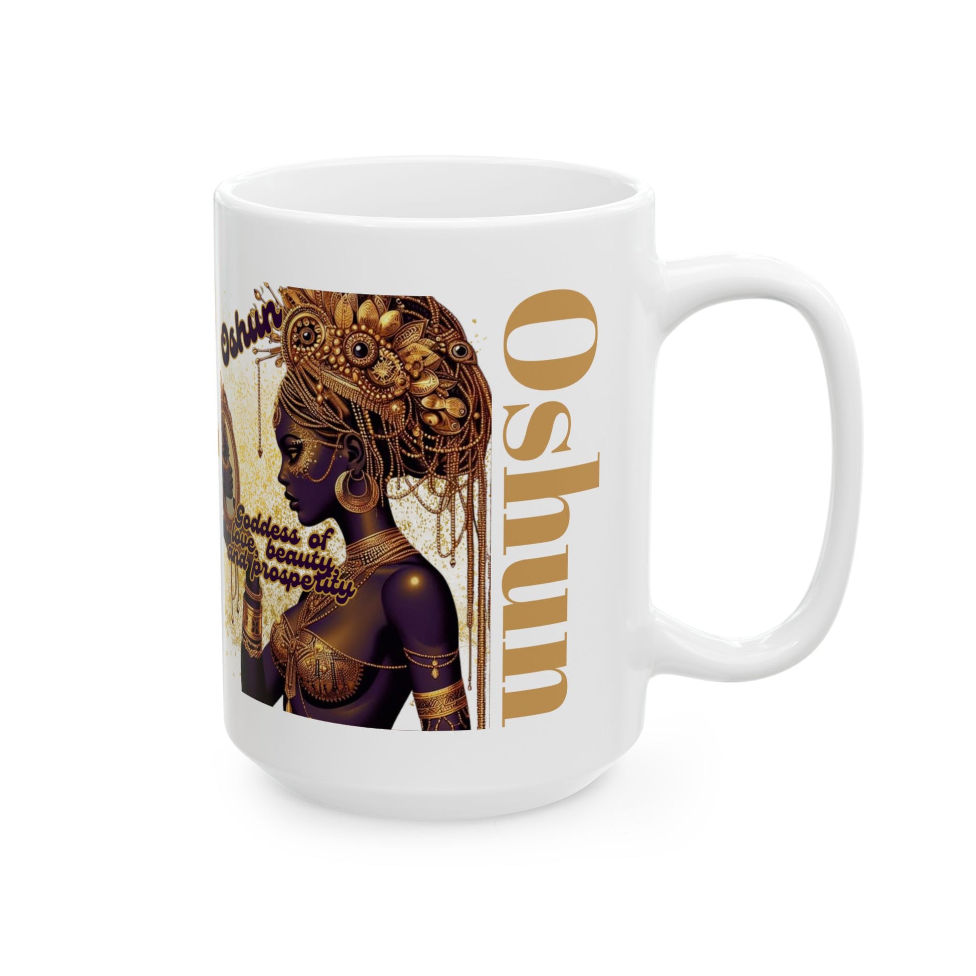 Elegua Design Ceramic Mug–Colorful Coffee Cup Gift | Yoruba-sabor LLC