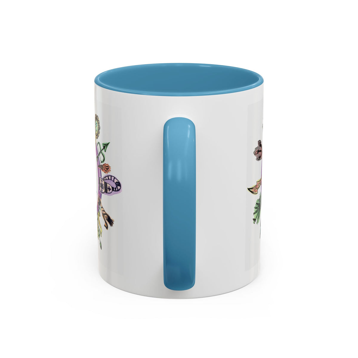Yoruba Sabor Colorful Accent Coffee Mug