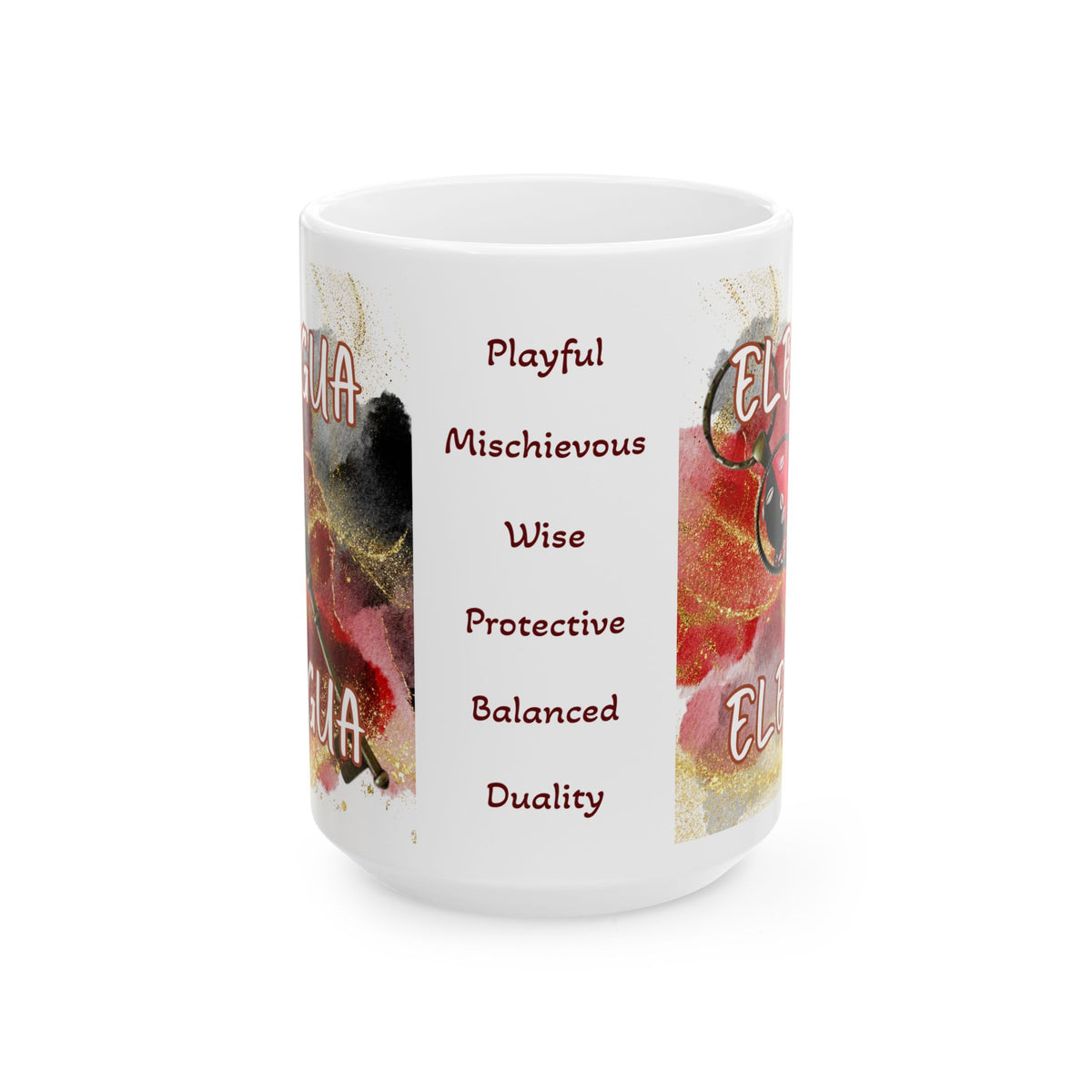 Elegua Ceramic Mug - 11oz & 15oz, Unique Desgn
