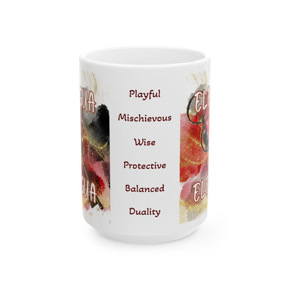 Elegua Ceramic Mug - 11oz & 15oz, Unique Desgn