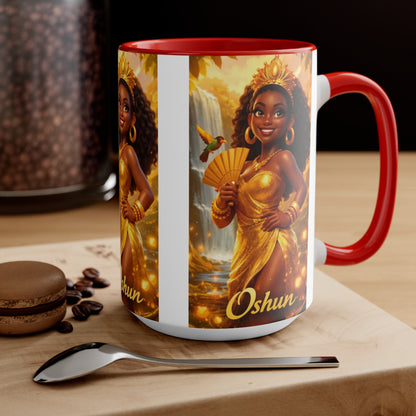 Classic Two-Tone Accent Mug – Personalized Ceramic Coffee Cup (11oz & 15oz)