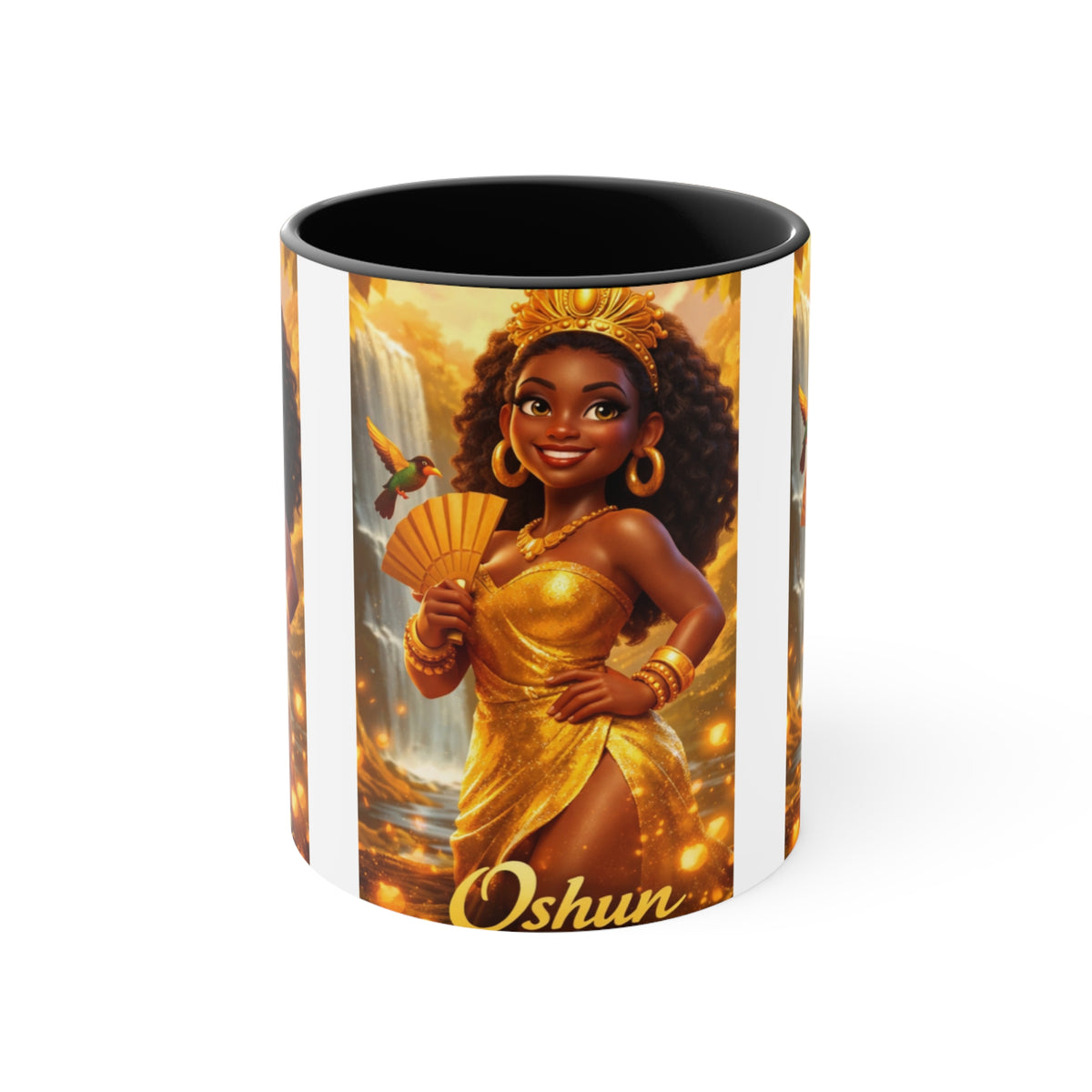 Classic Two-Tone Accent Mug – Personalized Ceramic Coffee Cup (11oz & 15oz)