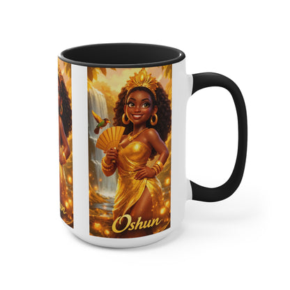 Classic Two-Tone Accent Mug – Personalized Ceramic Coffee Cup (11oz & 15oz)