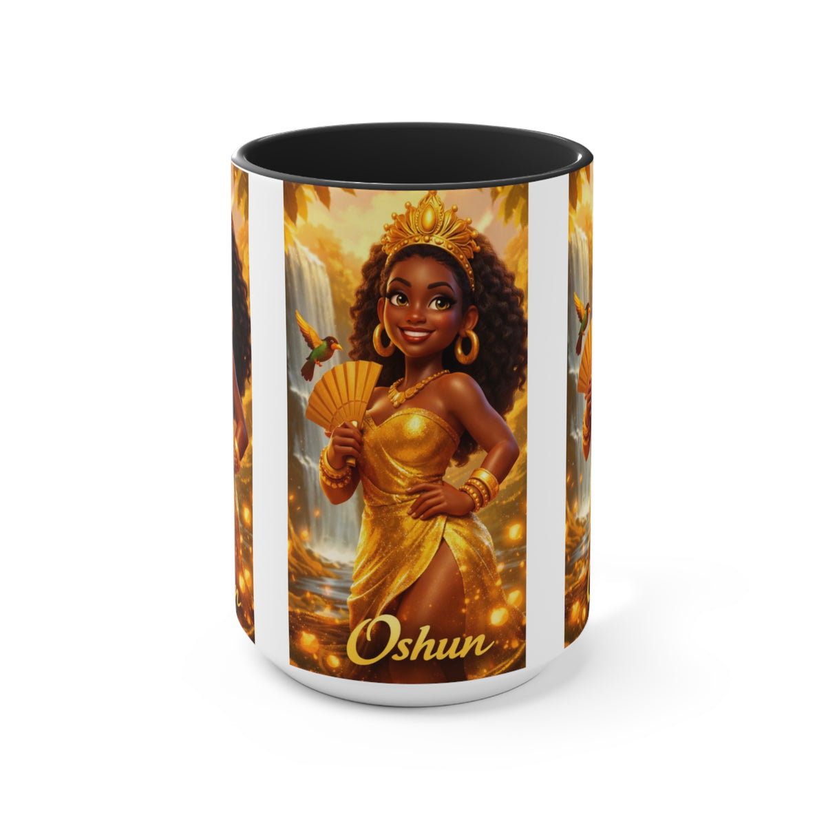 Classic Two-Tone Accent Mug – Personalized Ceramic Coffee Cup (11oz & 15oz)