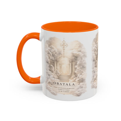 Yoruba Sabor Colorful Accent Coffee Mug – Ceramic Cultural Gift & African-Inspired Drinkware