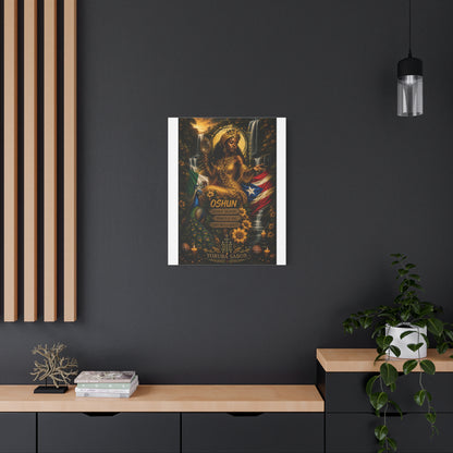 Oshun Goddess Canvas Print — Queen of the Rivers Wall Art