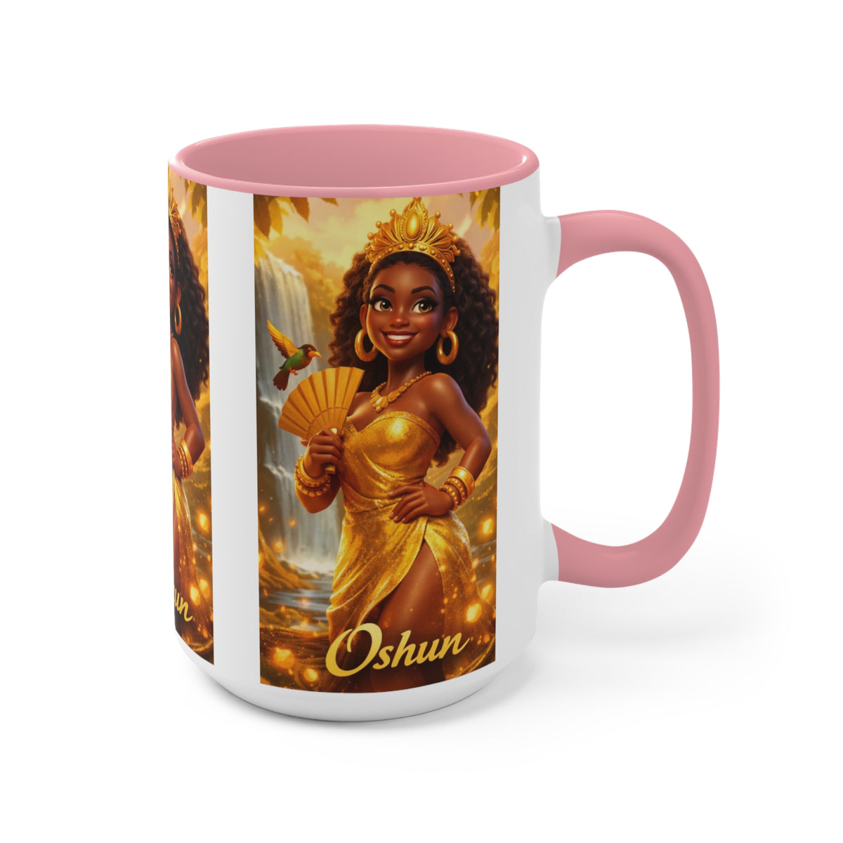 Classic Two-Tone Accent Mug – Personalized Ceramic Coffee Cup (11oz & 15oz)