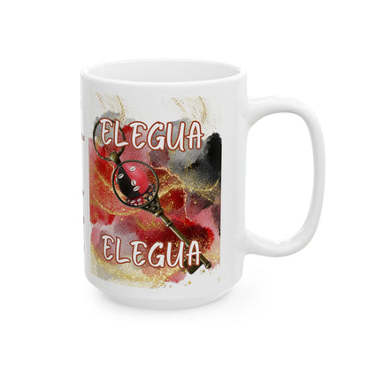 Elegua Ceramic Mug - 11oz & 15oz, Unique Desgn