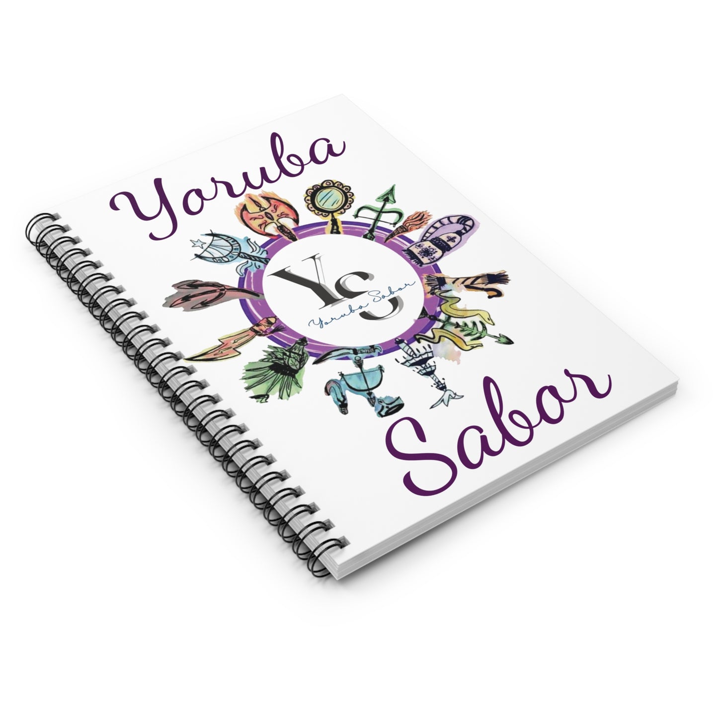 Yoruba Sabor Spiral Notebook - Inspirational Design for Creatives