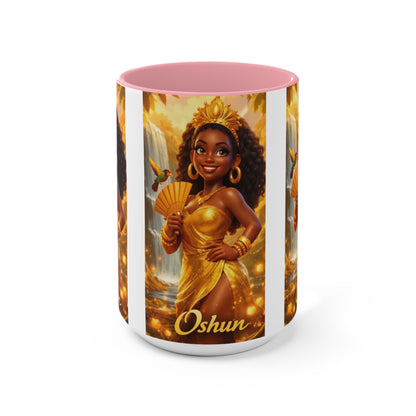 Classic Two-Tone Accent Mug – Personalized Ceramic Coffee Cup (11oz & 15oz)