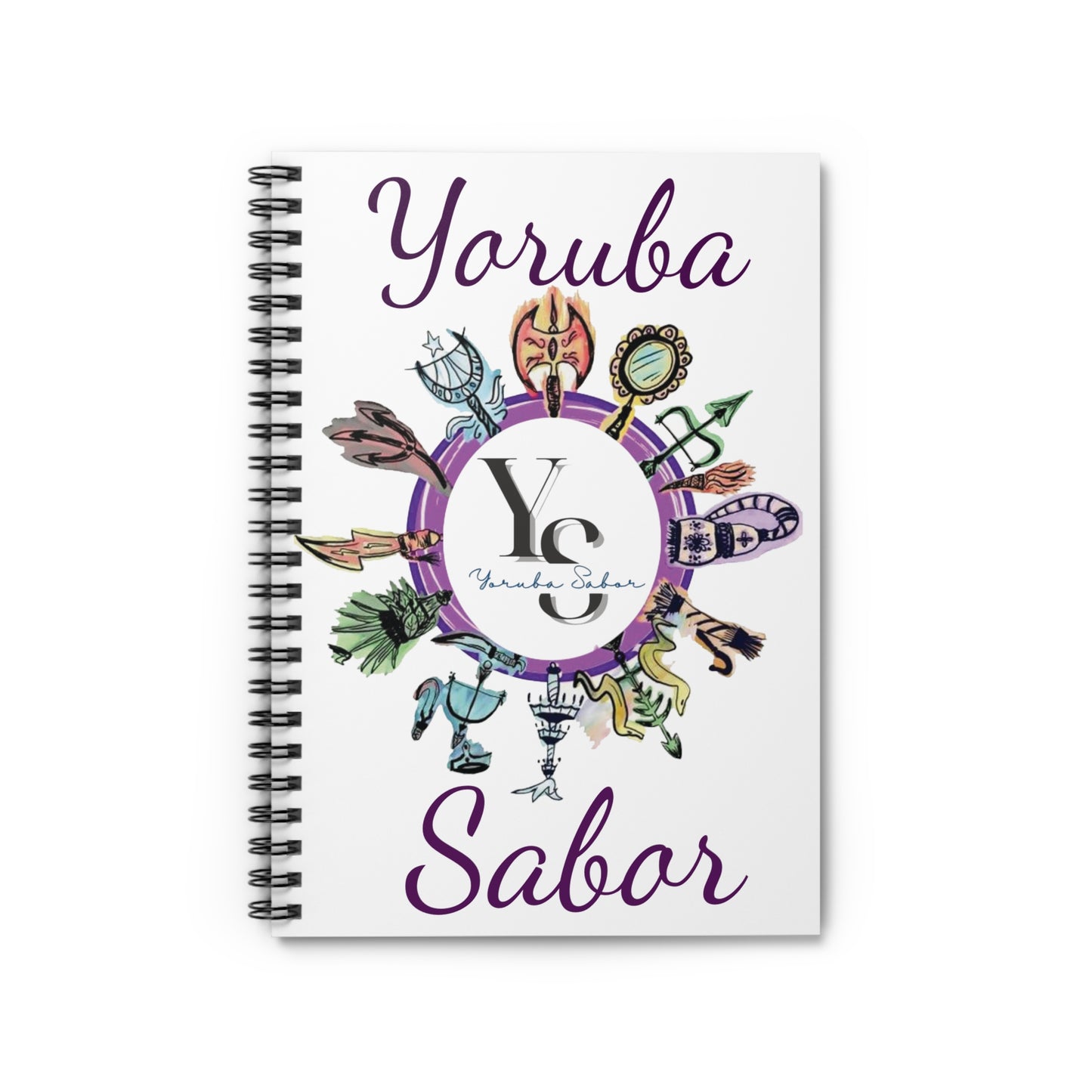 Yoruba Sabor Spiral Notebook - Inspirational Design for Creatives