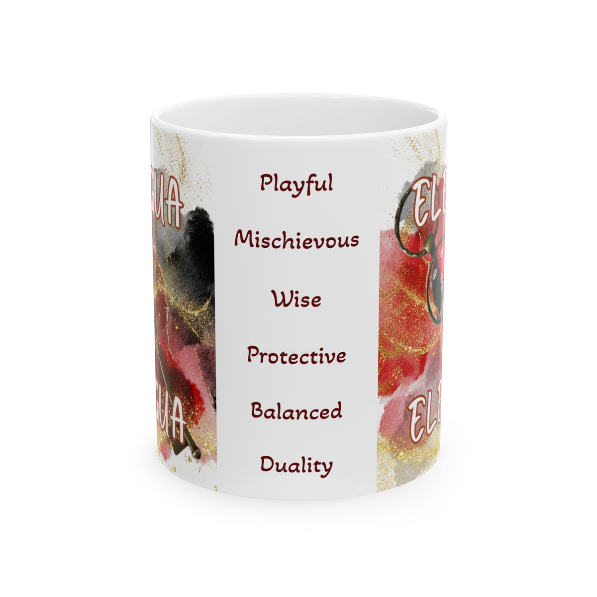 Elegua Ceramic Mug - 11oz & 15oz, Unique Desgn