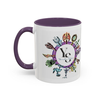 Yoruba Sabor Colorful Accent Coffee Mug