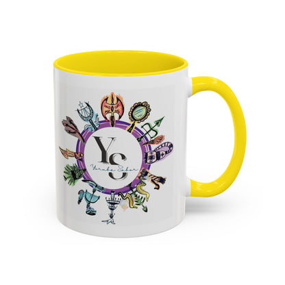 Yoruba Sabor Colorful Accent Coffee Mug