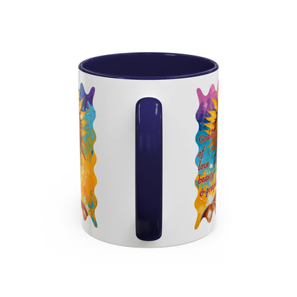 Goddess of Love Accent Mug – Colorful Oshun Design | Yoruba-sabor LLC