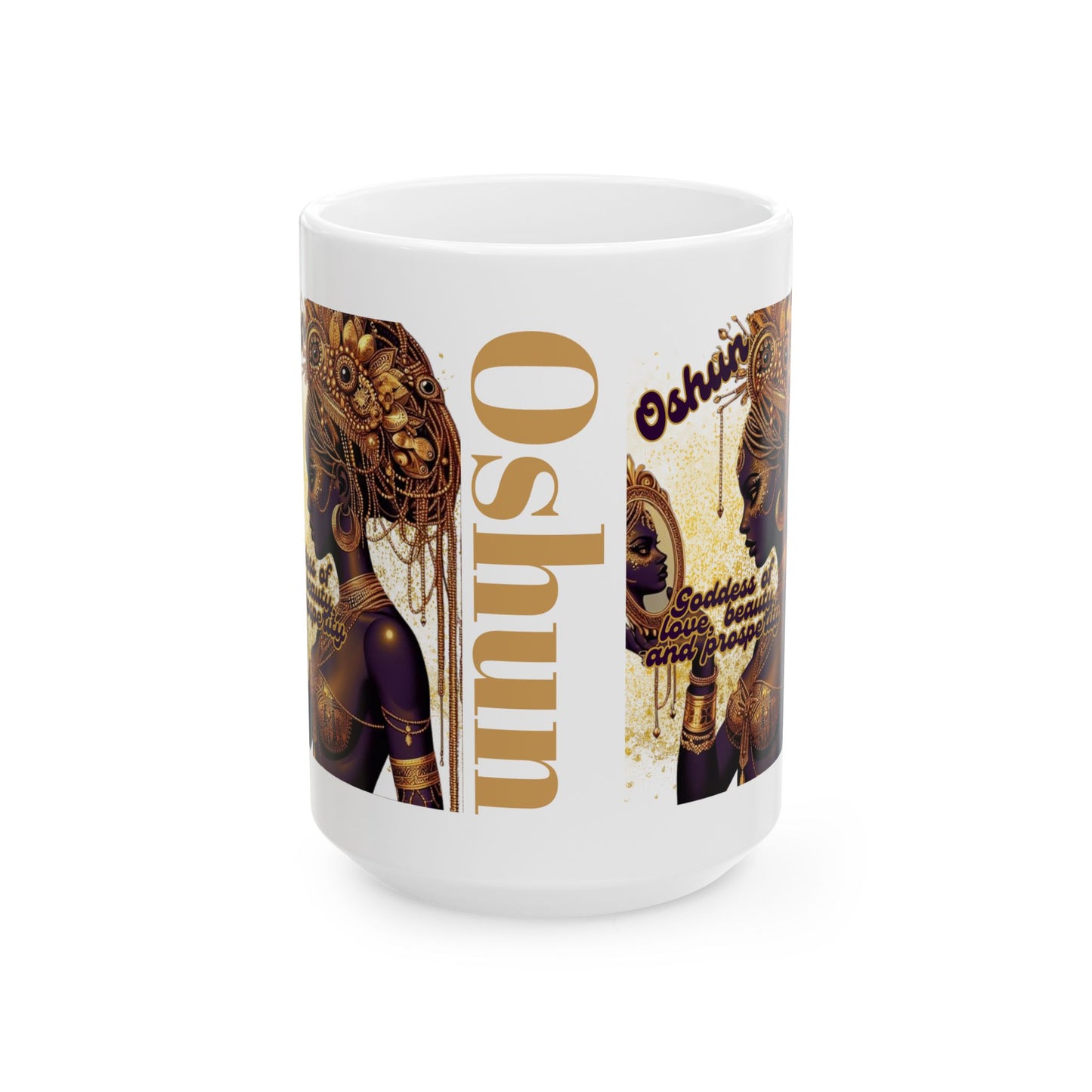 Elegua Design Ceramic Mug–Colorful Coffee Cup Gift | Yoruba-sabor LLC