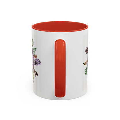 Yoruba Sabor Colorful Accent Coffee Mug