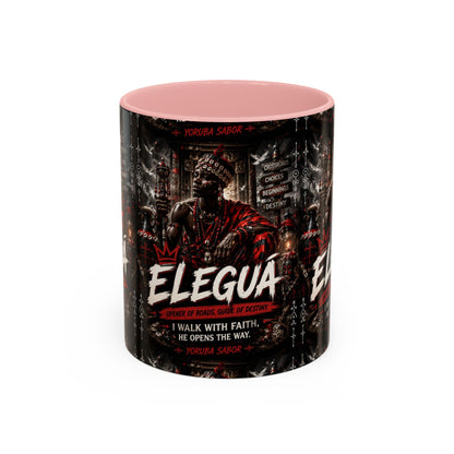 Eleguá Ceramic Coffee Mug – Yoruba Orisha Guardian & Crossroads Design (11/15oz)
