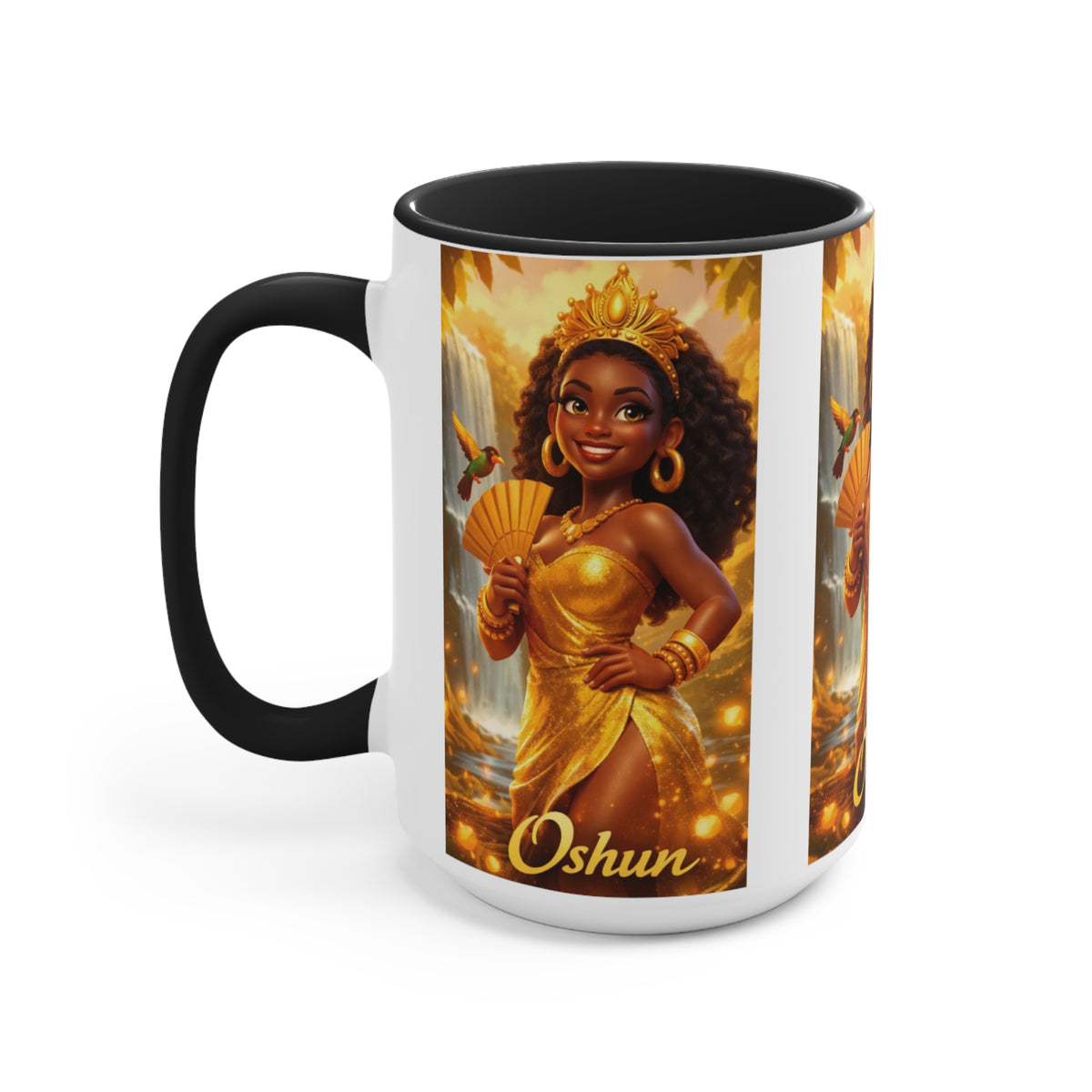 Classic Two-Tone Accent Mug – Personalized Ceramic Coffee Cup (11oz & 15oz)