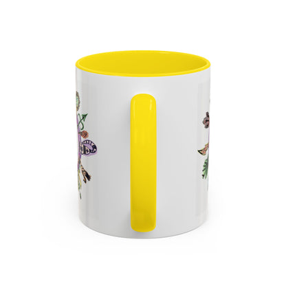 Yoruba Sabor Colorful Accent Coffee Mug