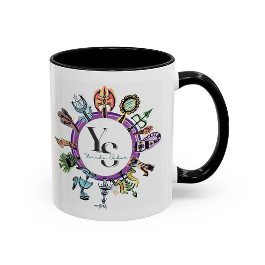 Yoruba Sabor Colorful Accent Coffee Mug