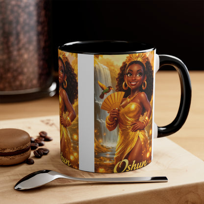 Classic Two-Tone Accent Mug – Personalized Ceramic Coffee Cup (11oz & 15oz)