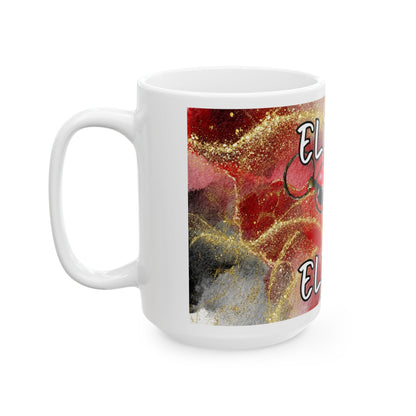 Elegua Ceramic Mug - 11oz & 15oz, Unique Design for Spirituality Enthusiasts