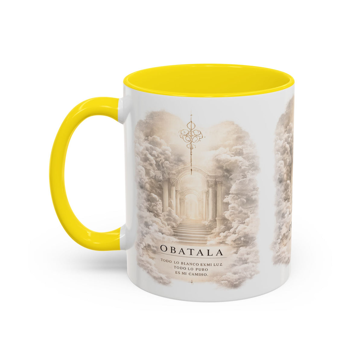 Yoruba Sabor Colorful Accent Coffee Mug – Ceramic Cultural Gift & African-Inspired Drinkware