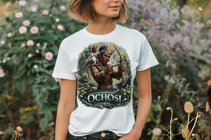 Ochosi T-Shirt – Yoruba-Inspired Hunter Symbol Apparel