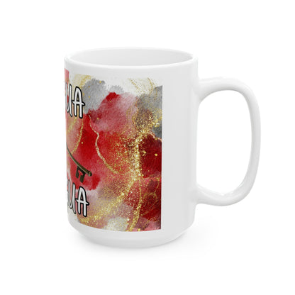 Elegua Ceramic Mug - 11oz & 15oz, Unique Design for Spirituality Enthusiasts