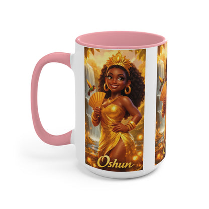 Classic Two-Tone Accent Mug – Personalized Ceramic Coffee Cup (11oz & 15oz)