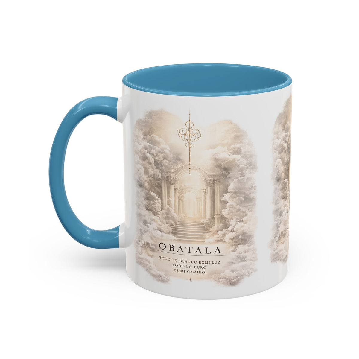 Yoruba Sabor Colorful Accent Coffee Mug – Ceramic Cultural Gift & African-Inspired Drinkware