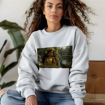 Oshun Sweatshirt – Afrocentric Goddess-Inspired Spiritual Apparel