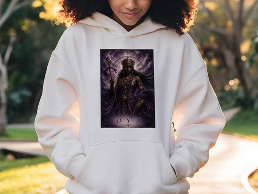 oya  Hoodie "Embrace change Become Unstoppable Be Oya