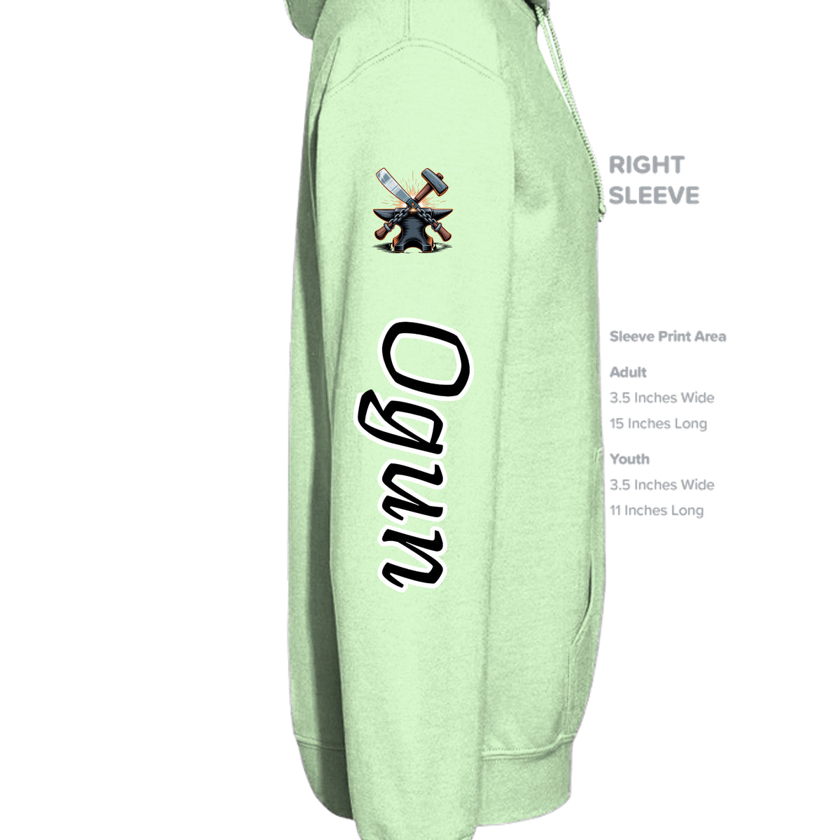 Mint Green - G185 - SLEEVE_RIGHT