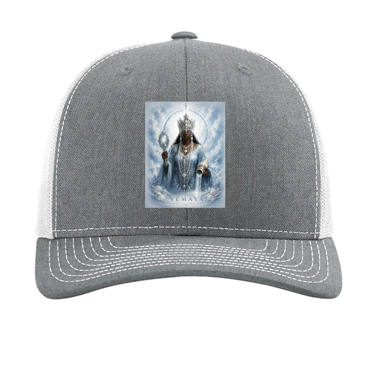 Heather Grey/ White - 112 - FRONT