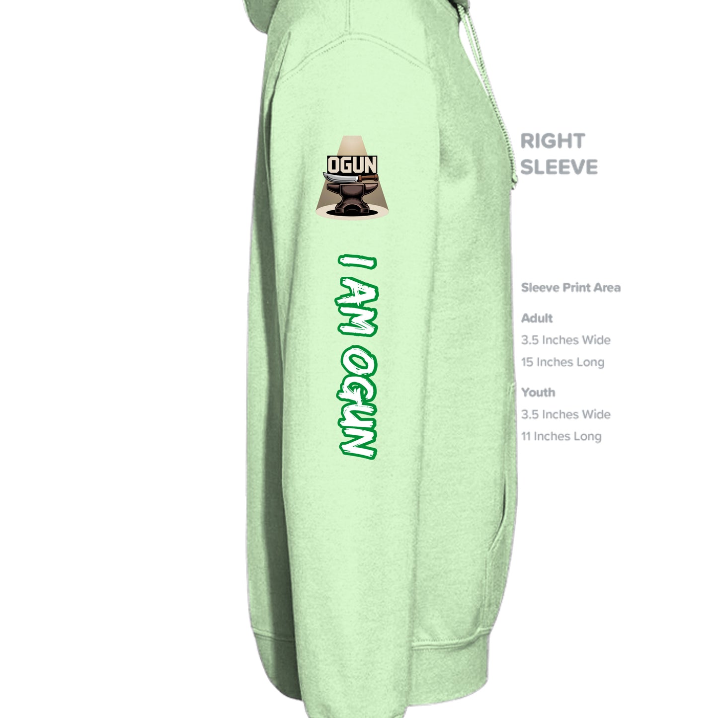 Mint Green - G185 - SLEEVE_RIGHT