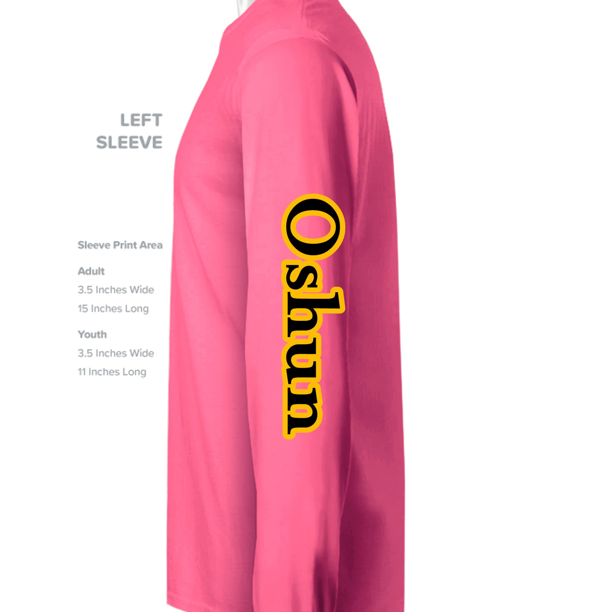 SAFETY PINK - G180 - SLEEVE_LEFT