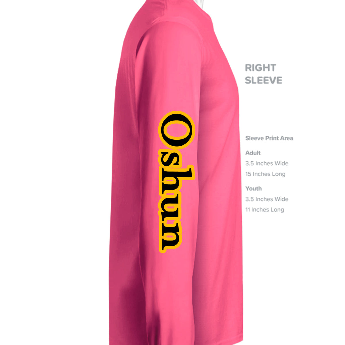SAFETY PINK - G180 - SLEEVE_RIGHT