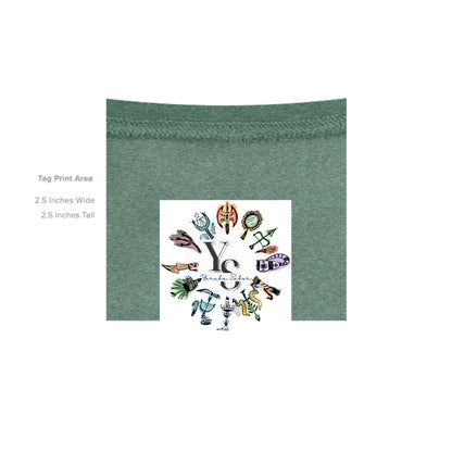HEATHER SPORT DARK GREEN - G180 - INSIDE_TAG_LINE