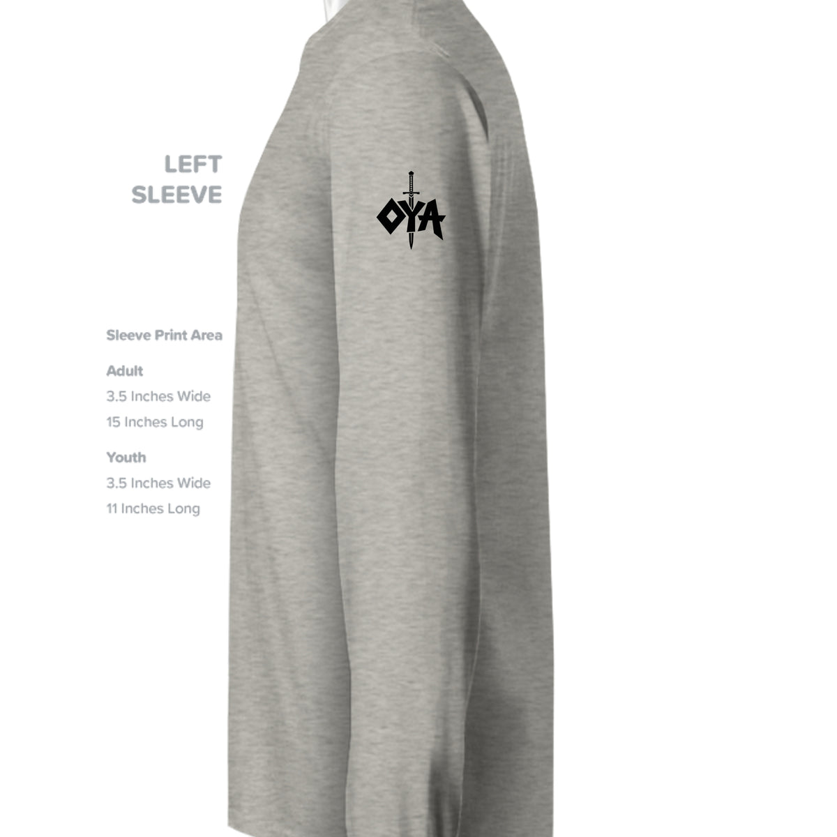 Oatmeal Heather - 562 - SLEEVE_LEFT