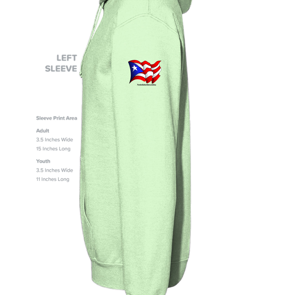 Mint Green - G185 - SLEEVE_LEFT