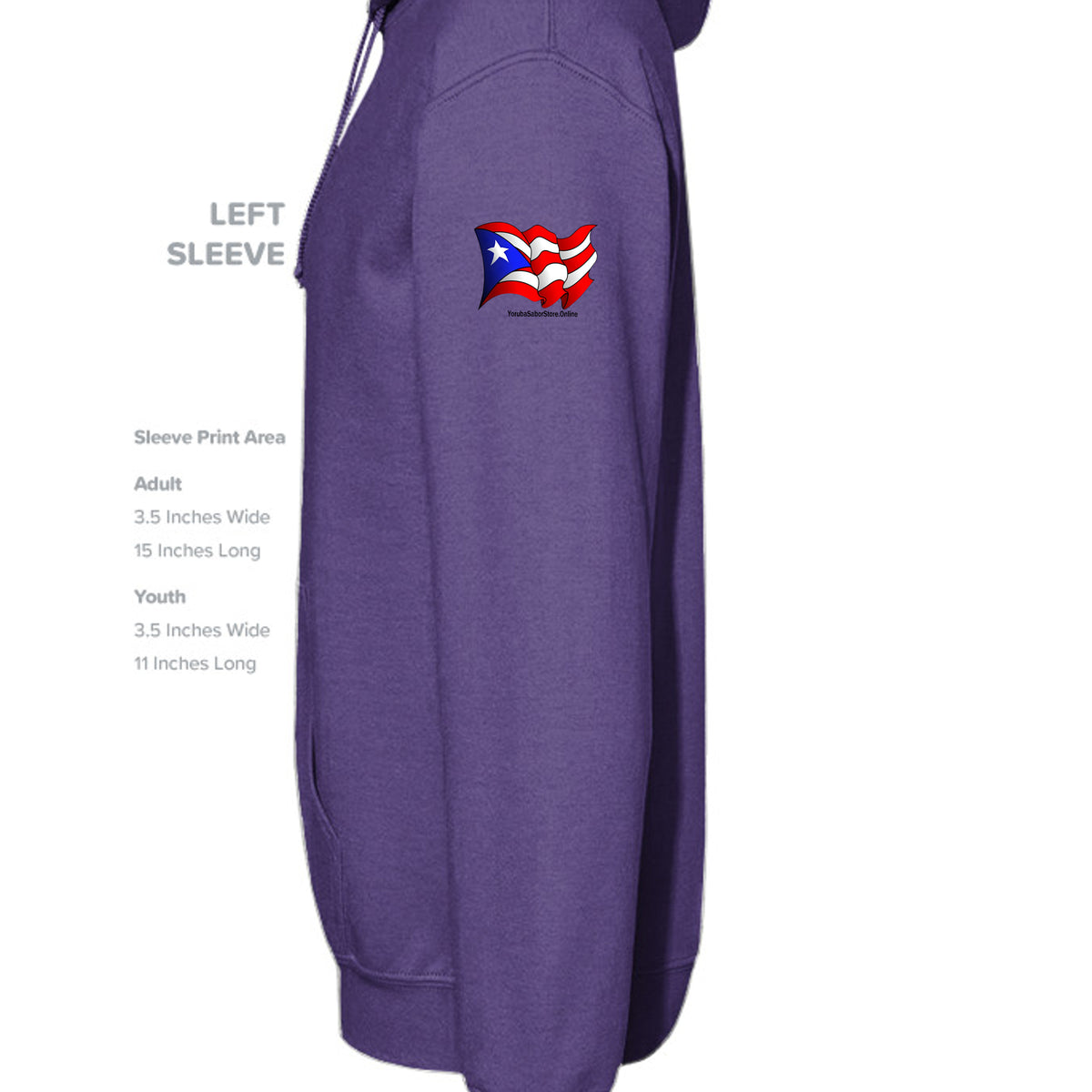 LIGHT BLUE - G185 - SLEEVE_LEFT