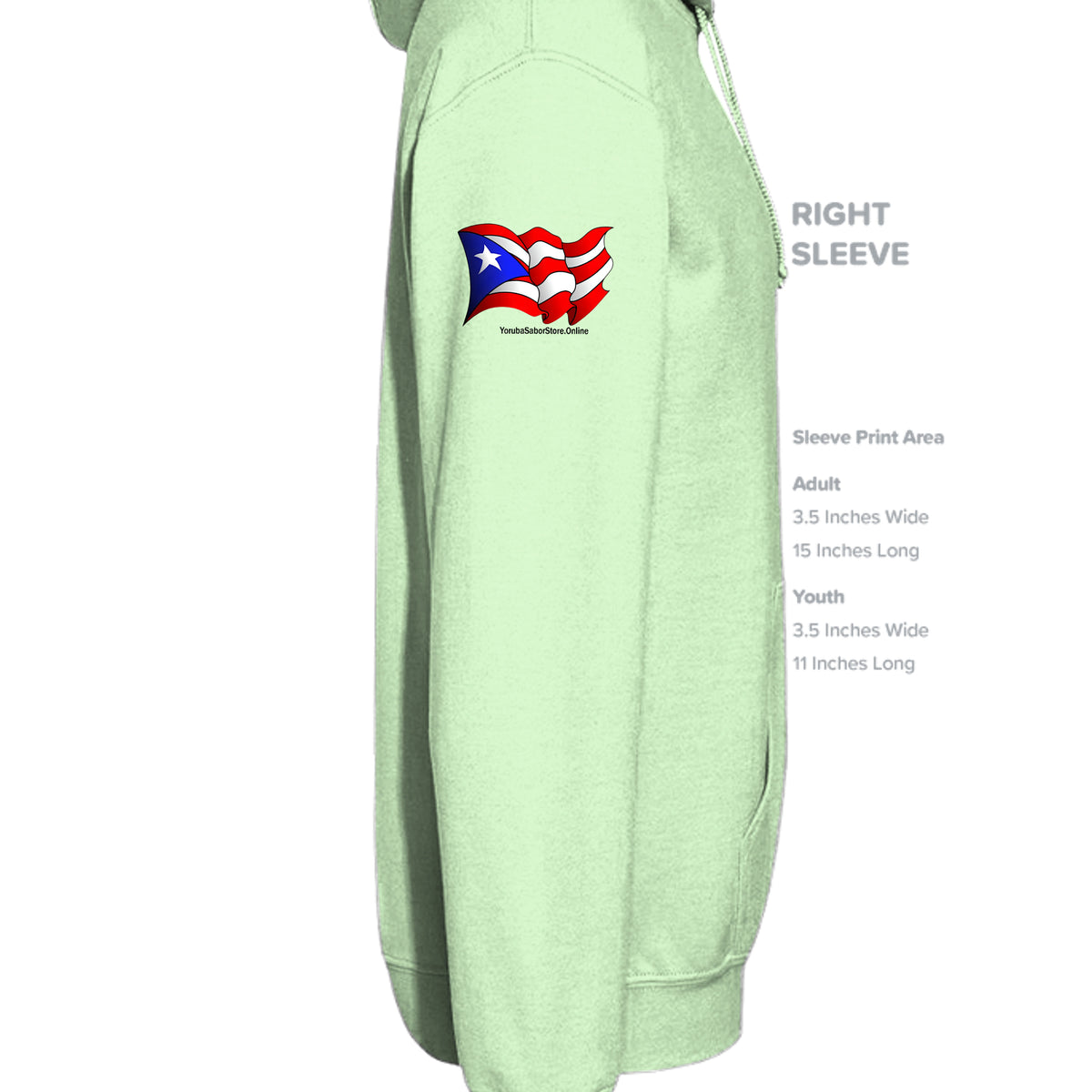 Mint Green - G185 - SLEEVE_RIGHT